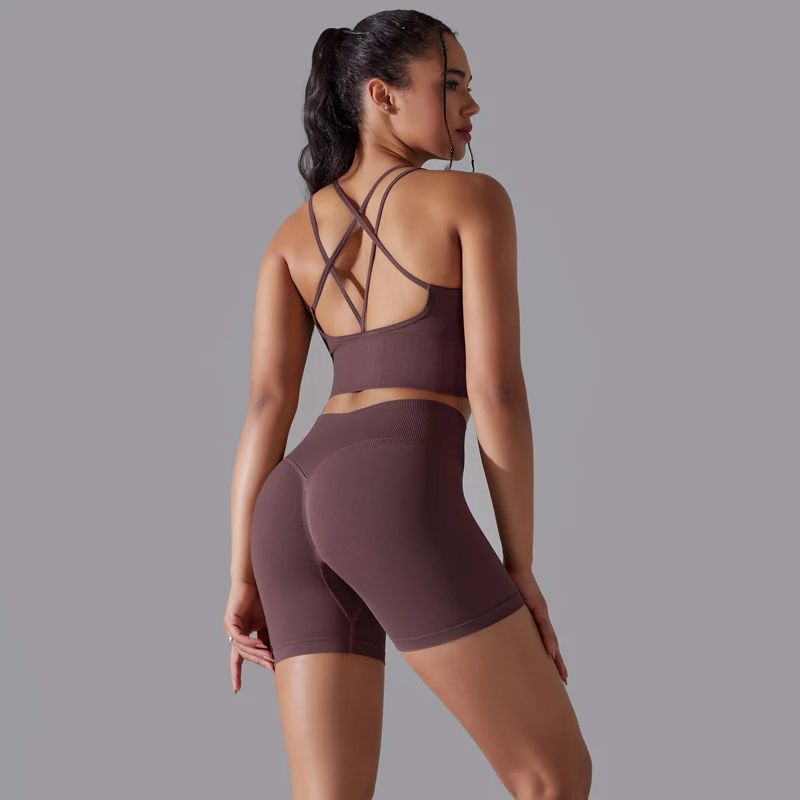 Running Gear Women - Sexy Yoga Sets Women's Tracksuit Seamless