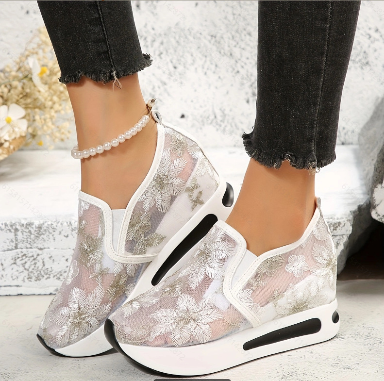 Running Gear Women - Lace Flats Platform Women Sport Shoes