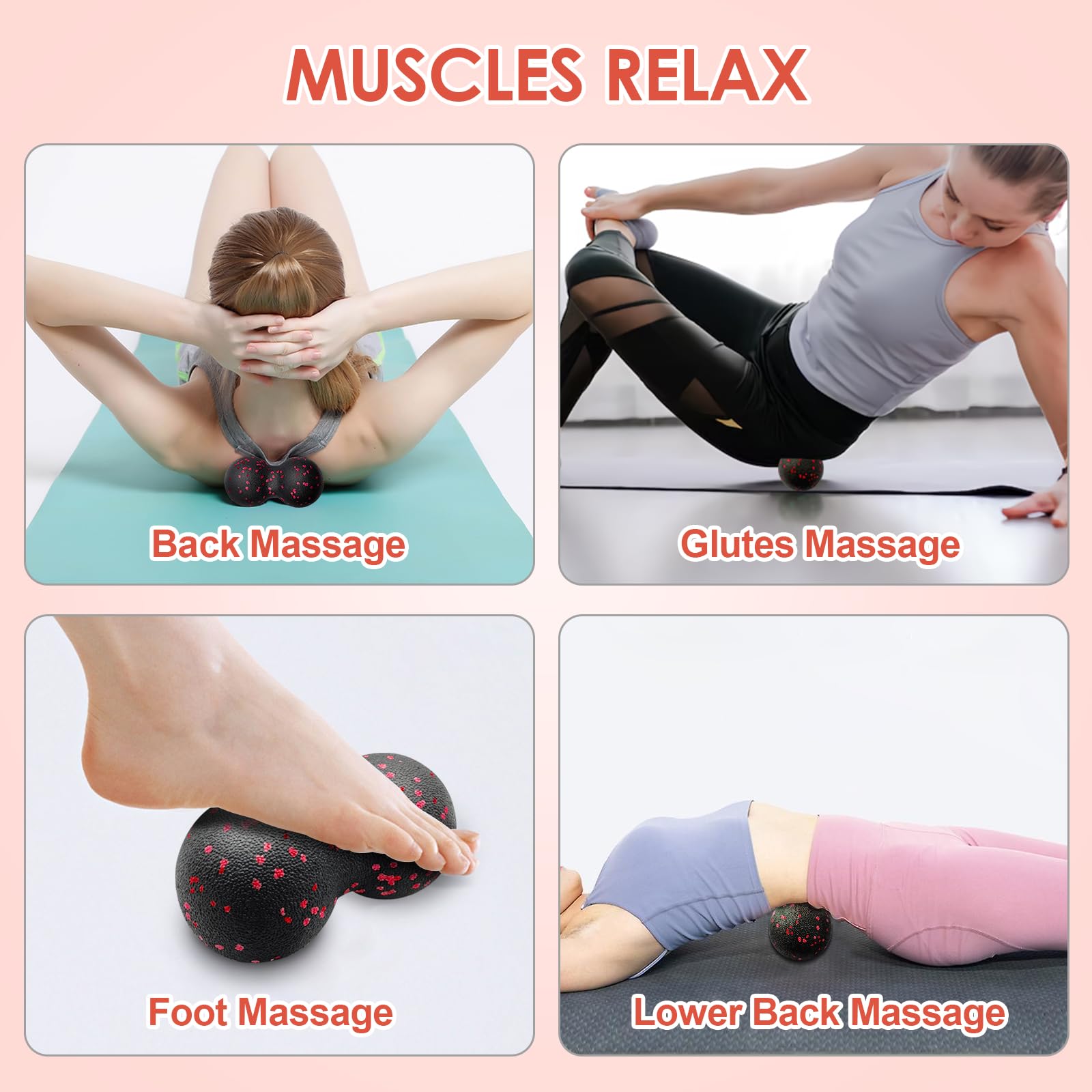 Hollow Yoga Roller Massage Pea - огляд і ціна Muscle Roller Stick