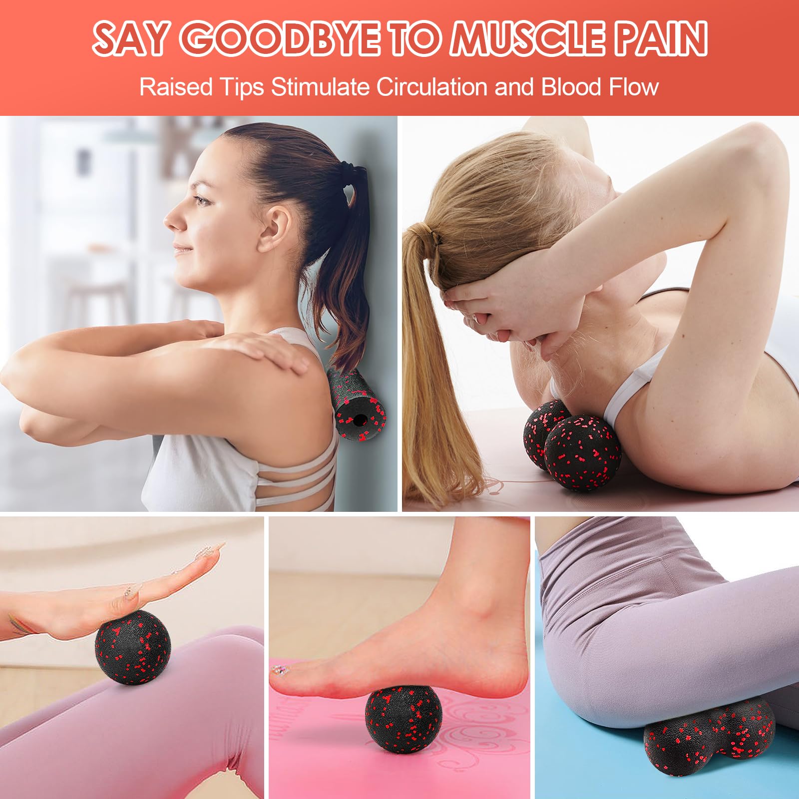 Hollow Yoga Roller Massage Pea - огляд і ціна Muscle Roller Stick