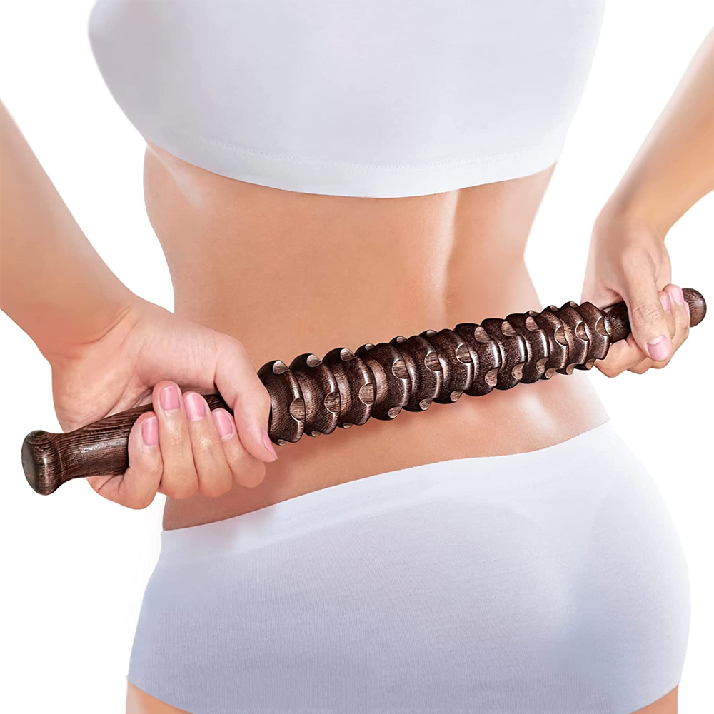 Manual Massager Wooden Handhel - огляд і ціна Muscle Roller Stick