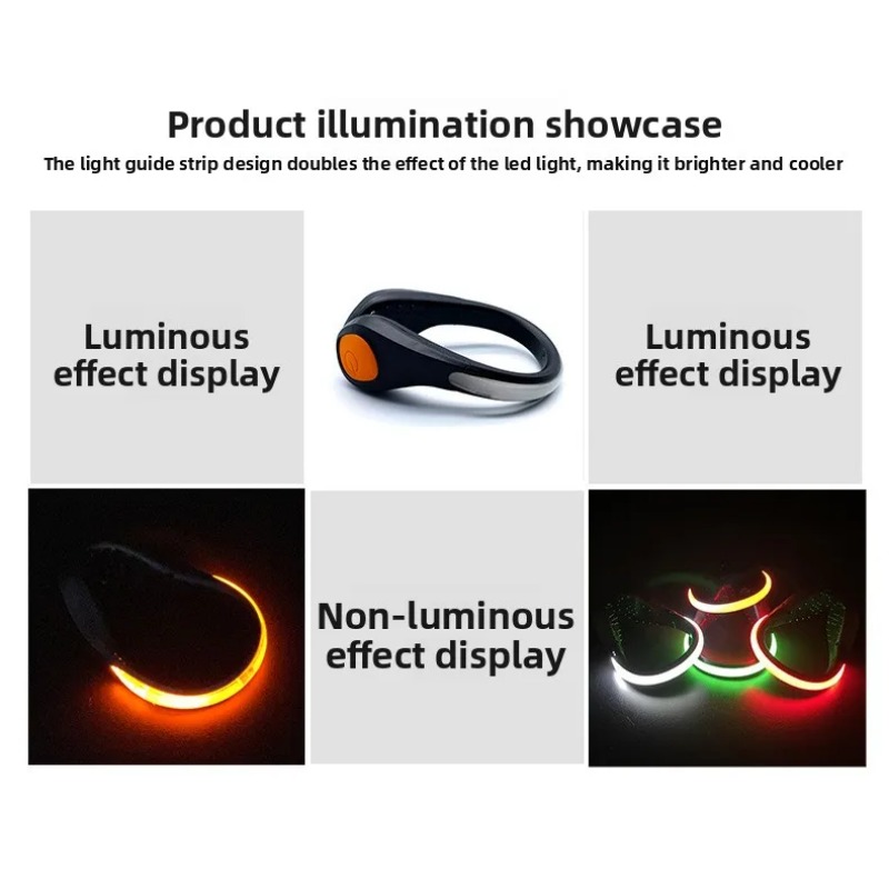 New Luminous Shoe Clip Light L - огляд і ціна Running Gear Night