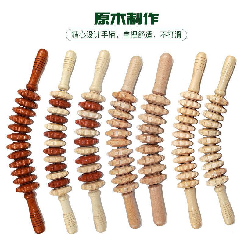 New Wooden Roller Massage Stic - огляд і ціна Muscle Roller Stick