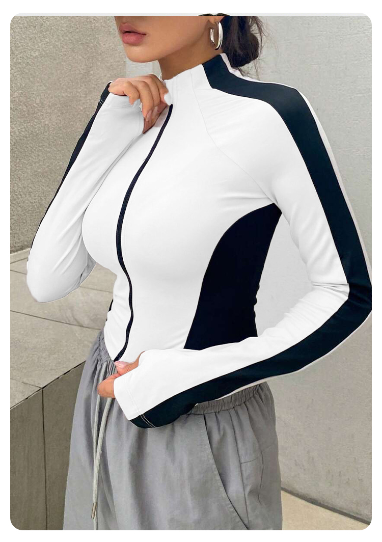 Yoga Clothes Stand Up Collar J - огляд і ціна Running Gear Women