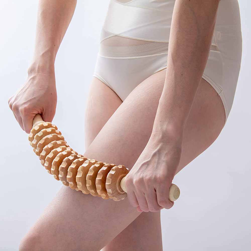 Curved Wood Massage Roller Sti - огляд і ціна Muscle Roller Stick