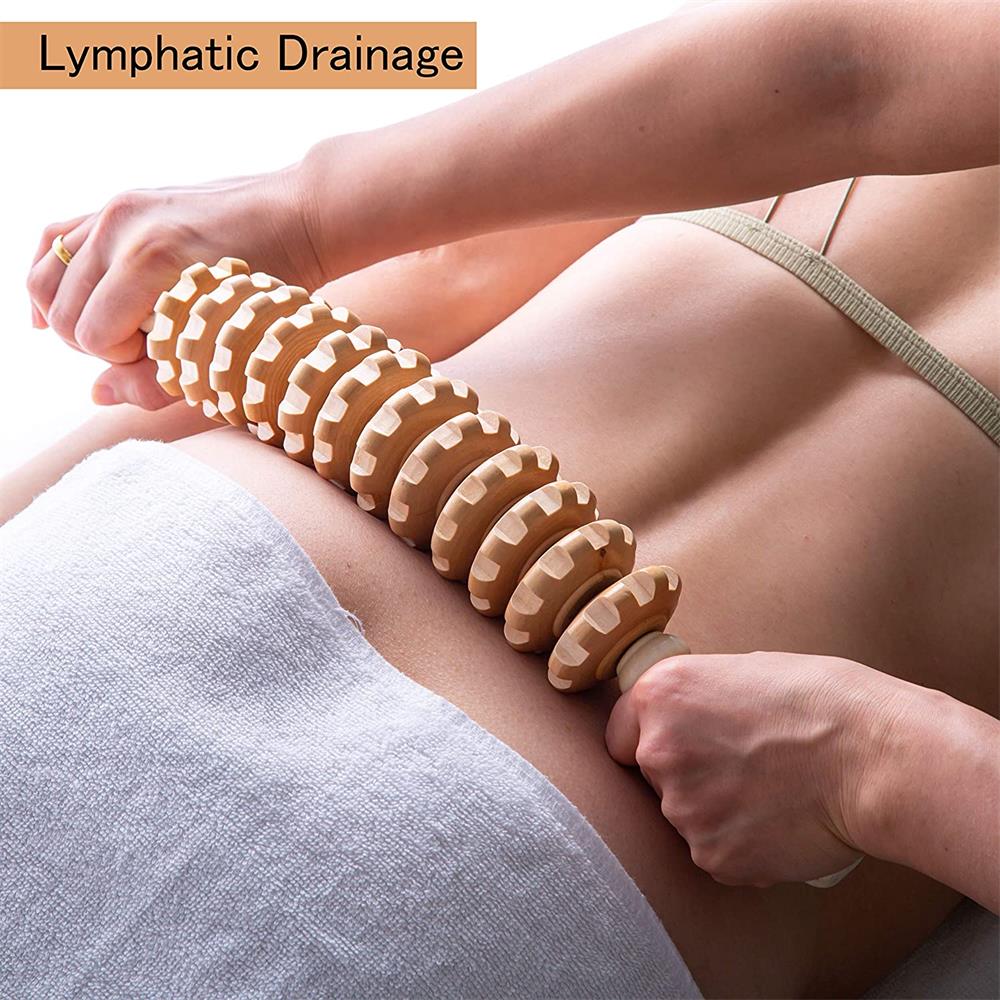 Curved Wood Massage Roller Sti - огляд і ціна Muscle Roller Stick
